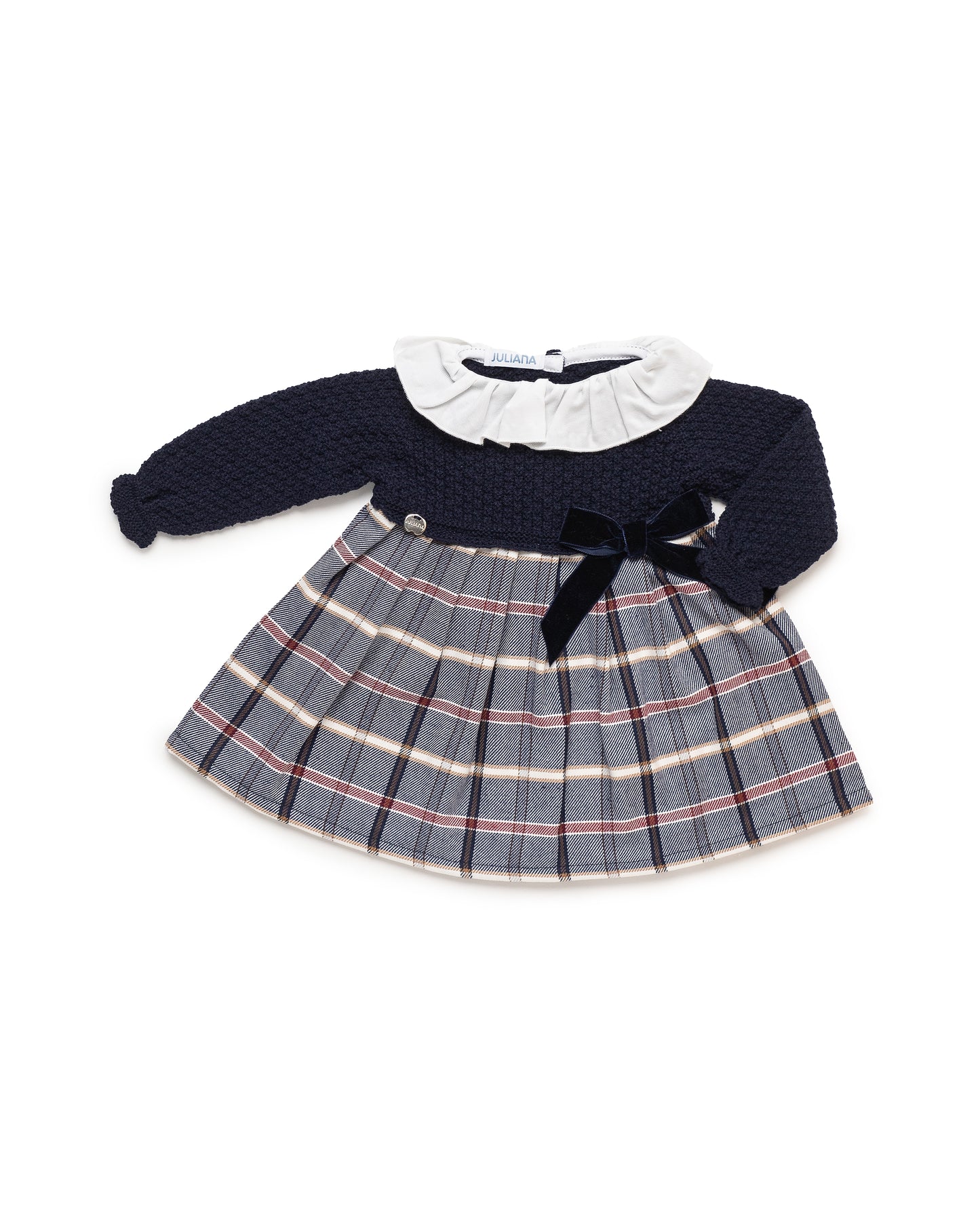 New In Juliana Knitted Body Dress w/ Velvet Bow