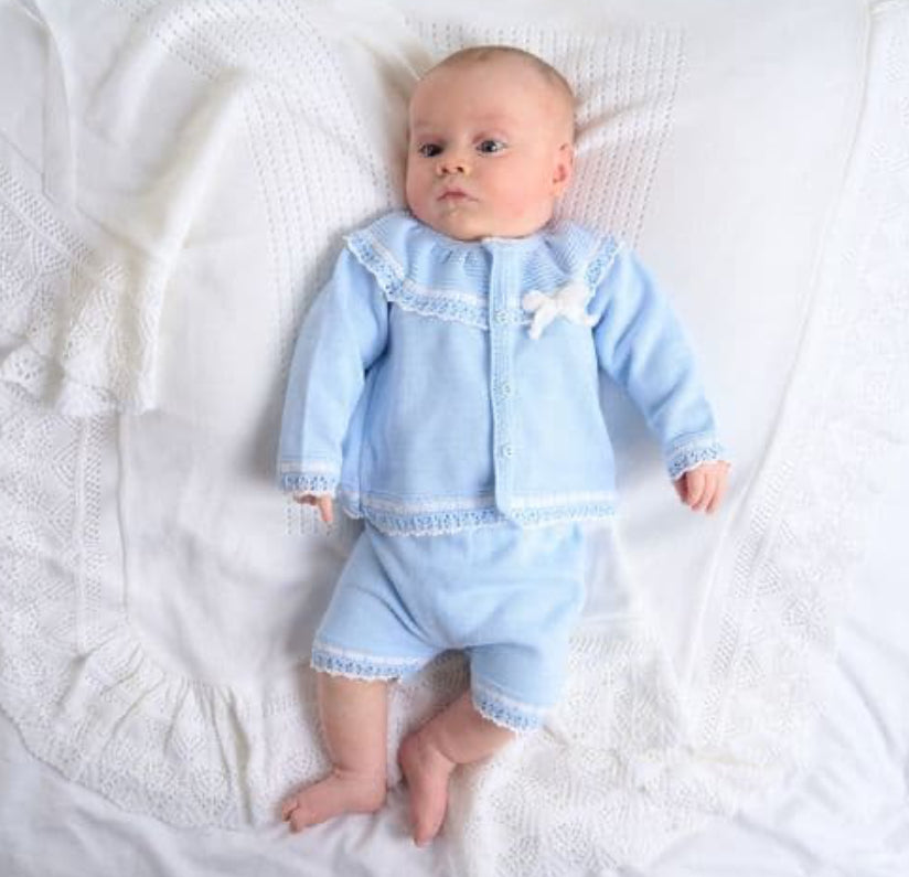 Dandelion Bow & Cardigan Shorts