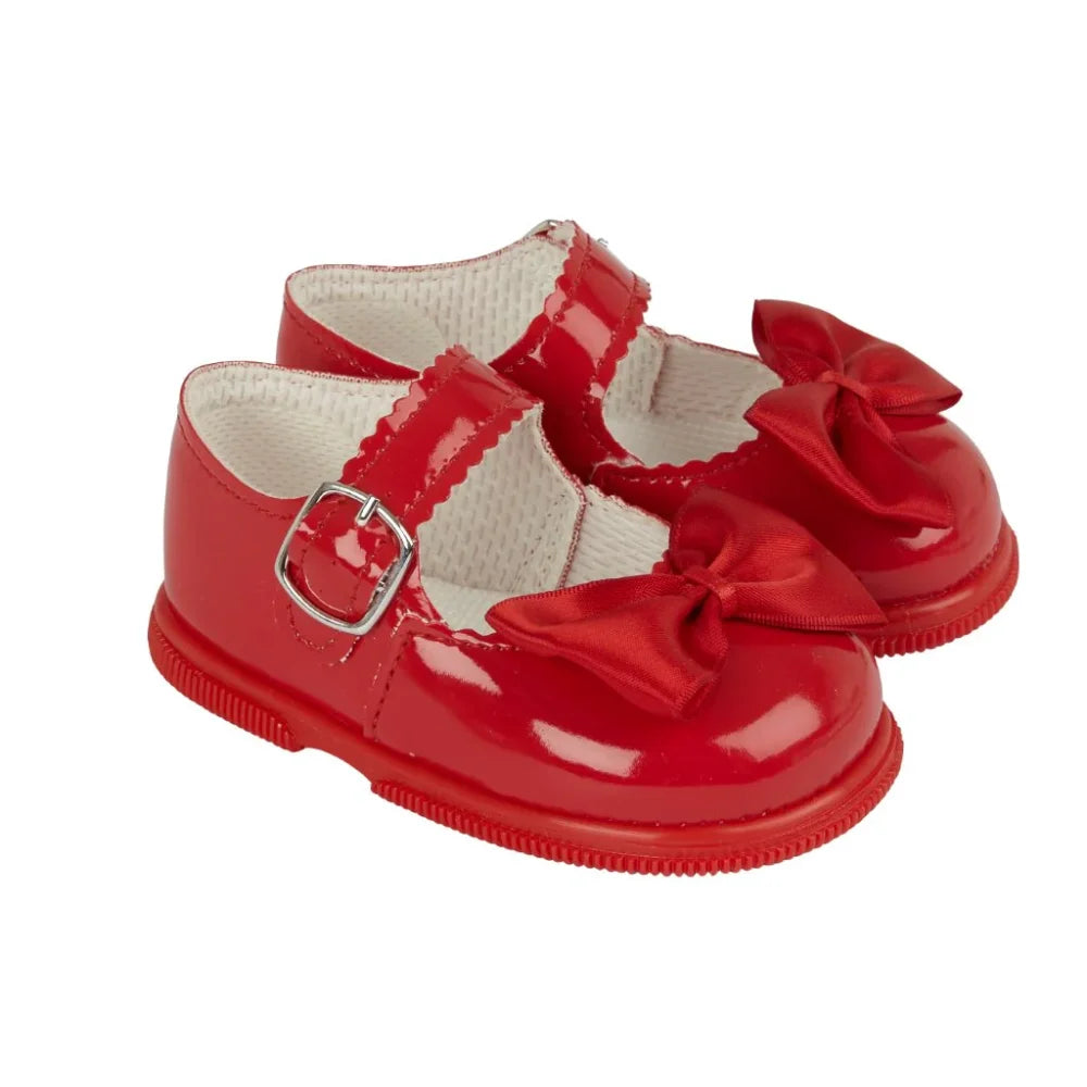 Girls Hard Sole BayPods - Red
