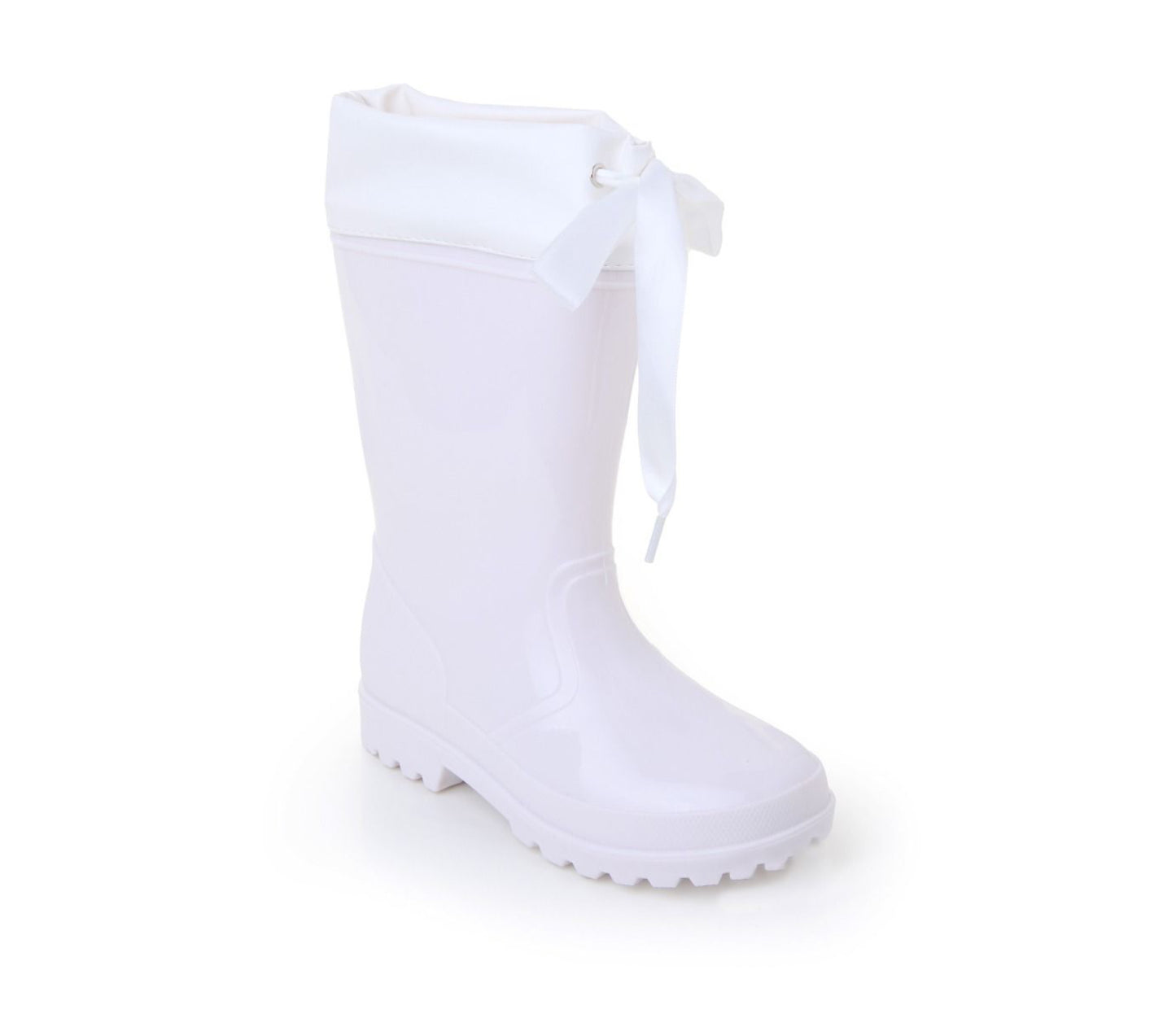 Unisex White Dallas Welly Boots - Sevva Collection