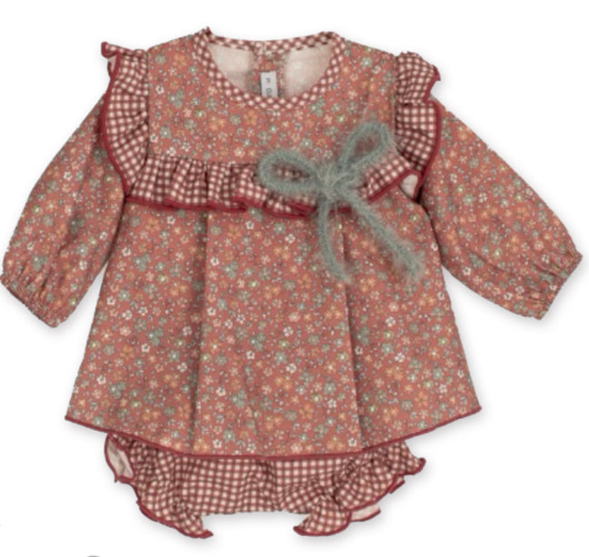 Calamaro Baby - Vestido Floral Dress & Jam Pants