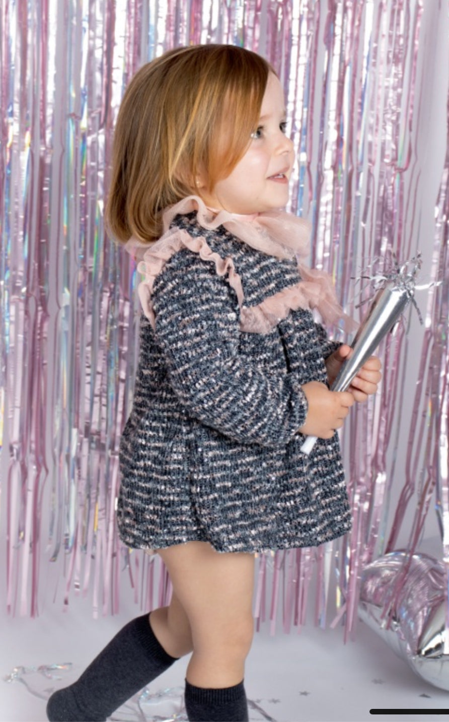 Calamaro Baby Girls Dress & Jam Pants