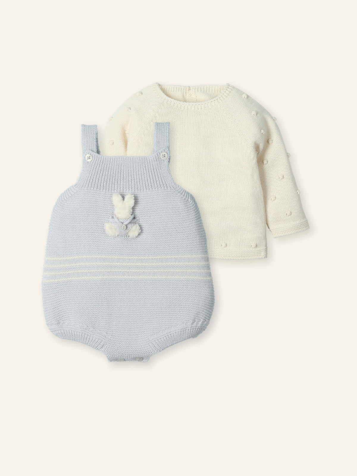 New In Mac Illusion Jumper & Knitted Dungarees MOONLIGHT RABBIT