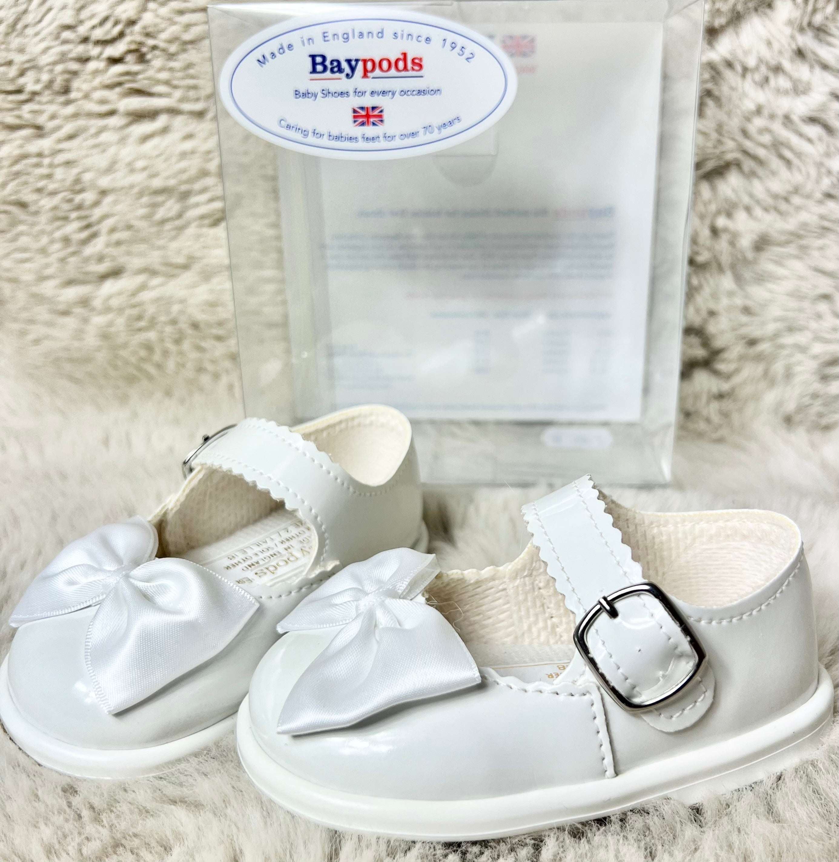 BayPods Hard Soled Shoe-White – Baby Million