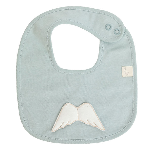 New In Baby Gi Angel Wings Blanket & Bib Set Mint