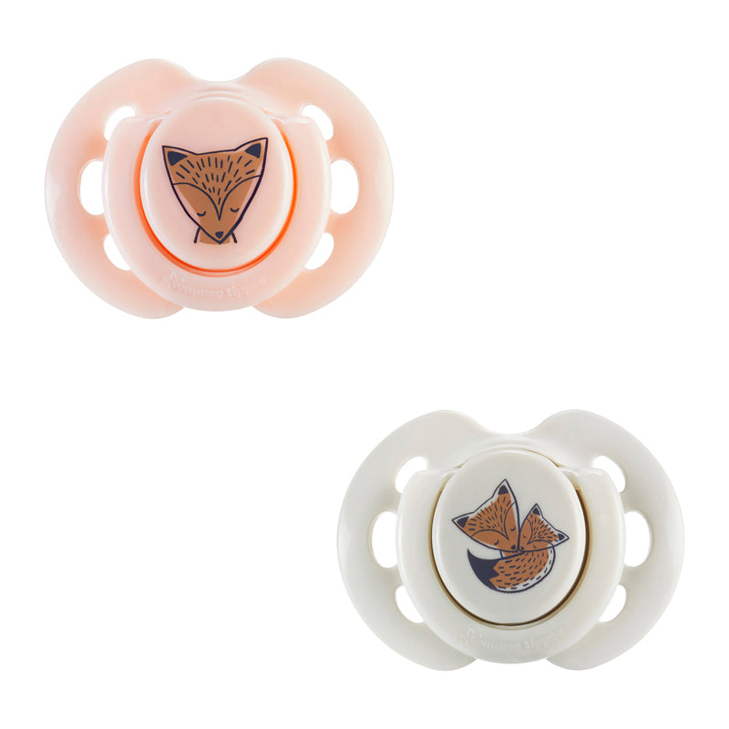 Tommee Tippee Closer to Nature Fun Air Soother 0-6m 2Pk