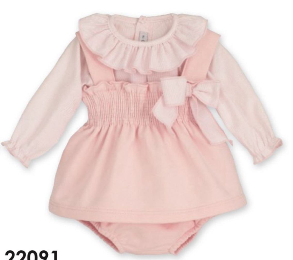 Calamaro Baby Girls Dress Blouse & Pants Set