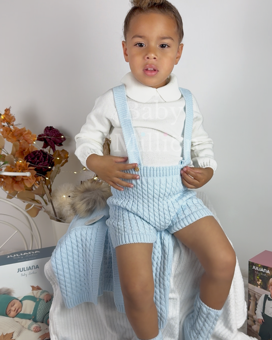 New In Juliana Fur Hooded Cardigan, Dundarees & Booties