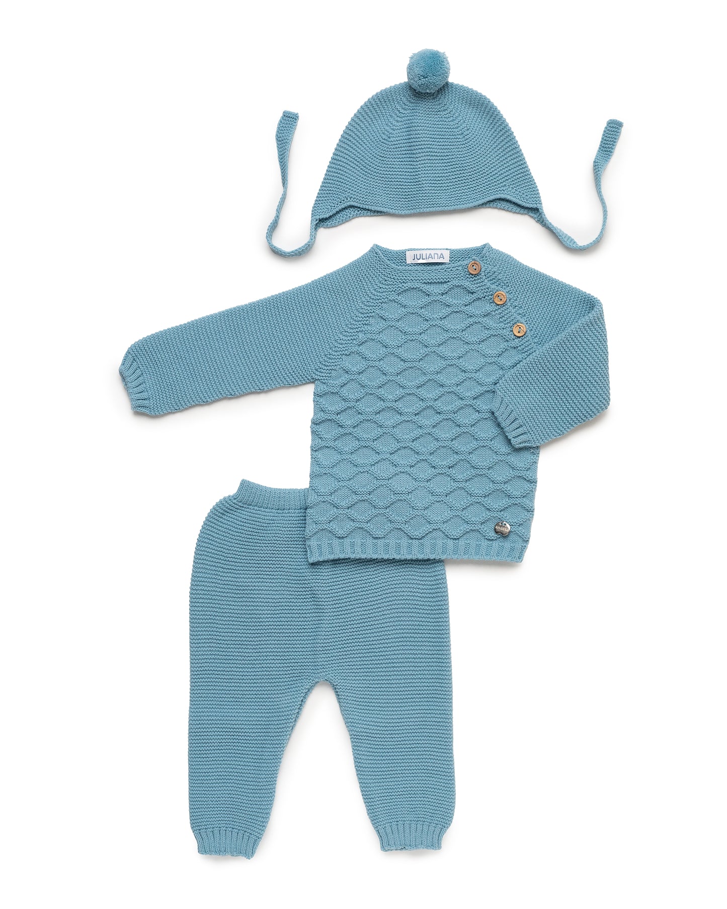 New In Juliana Diamond Knit 3-Piece