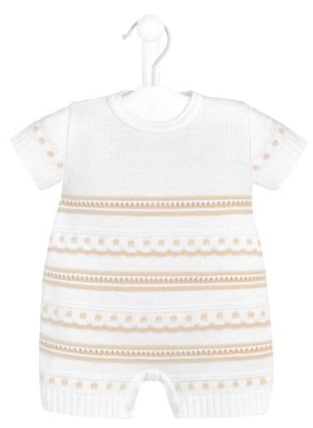 Dandelion Knitted Pointelle Romper