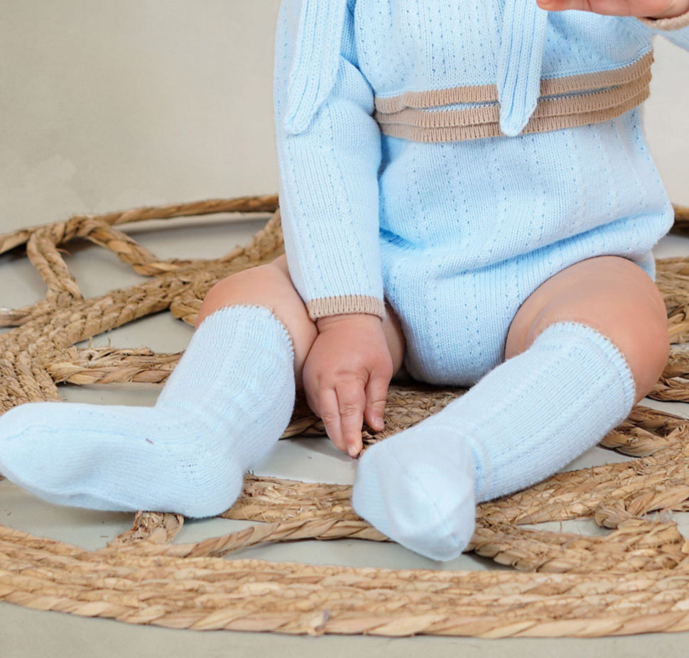 New In Rahigo AW25 Boys Socks - Blue - Camel