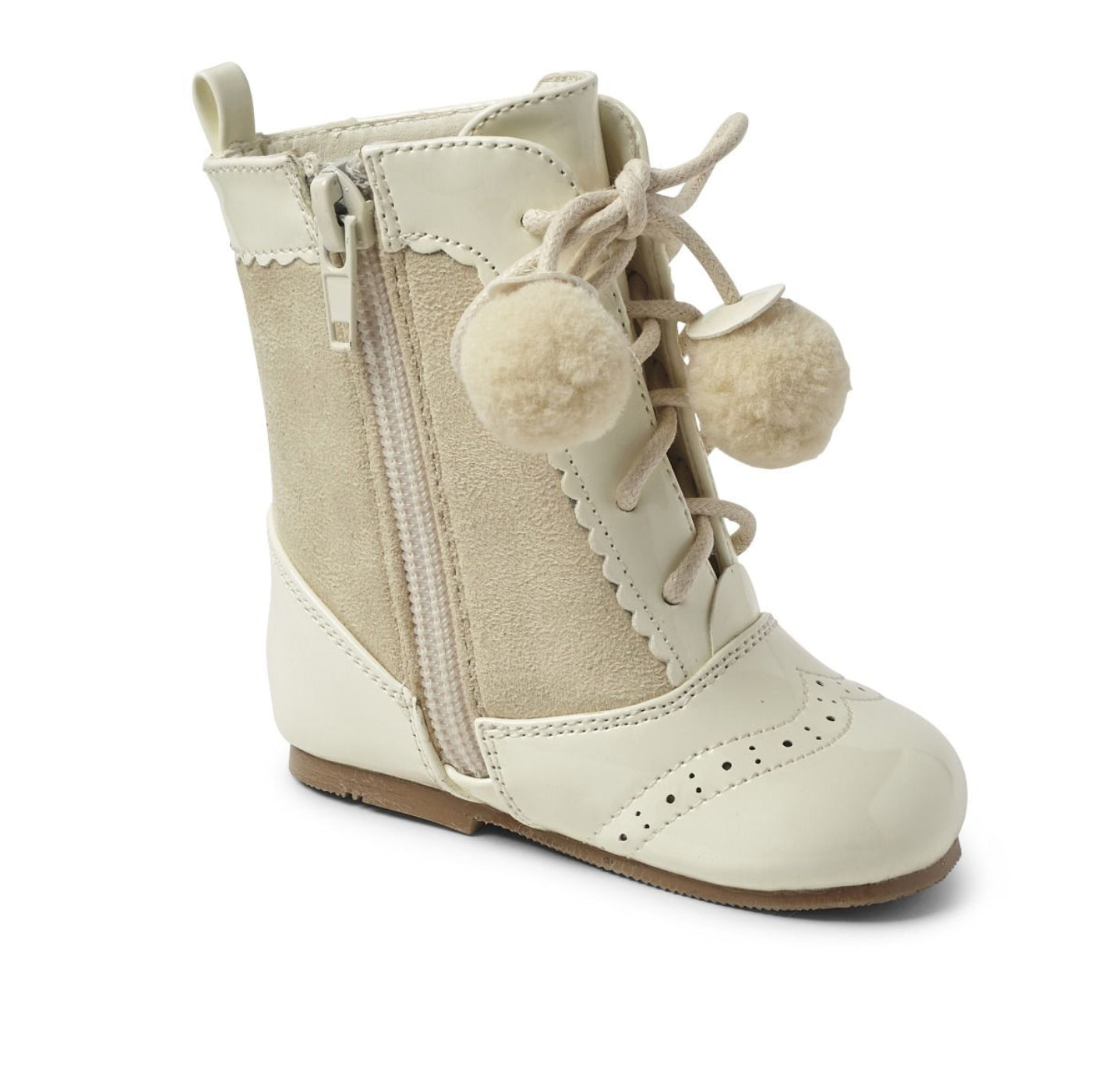 Sevva Collection Girls Sienna Boots - Cream