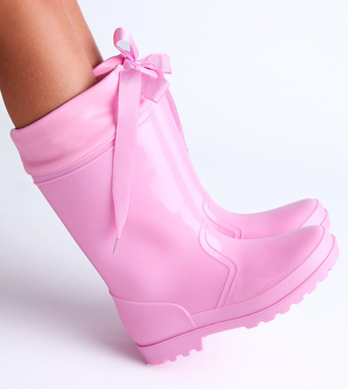 Girls Pink Dallas Welly Boots  - Sevva Collection