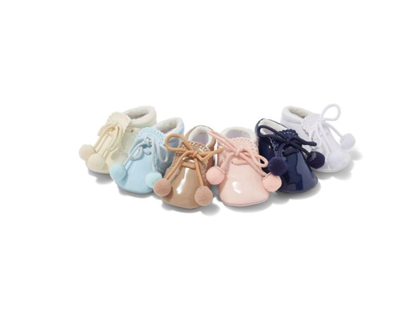 Sevva Collection Baby Soft Sole Shoe W/ PomPom *8 Colours*