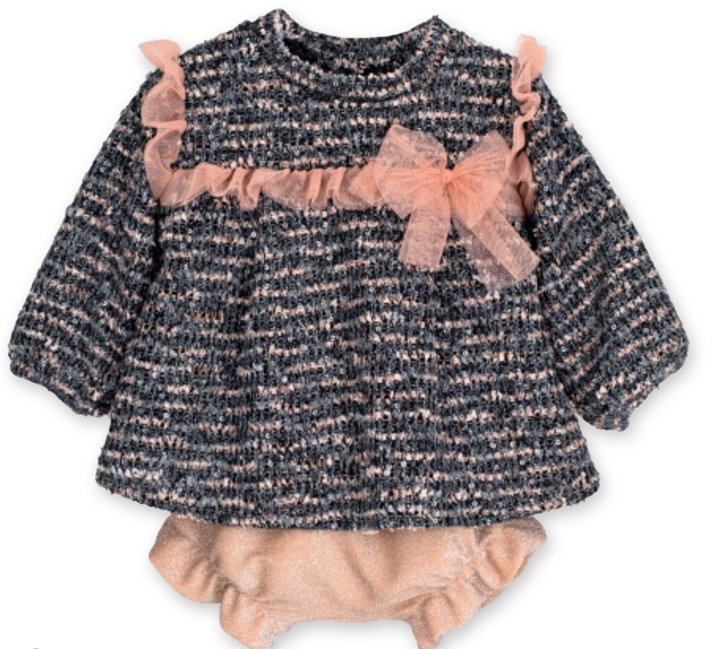 Calamaro Baby Girls Dress & Jam Pants