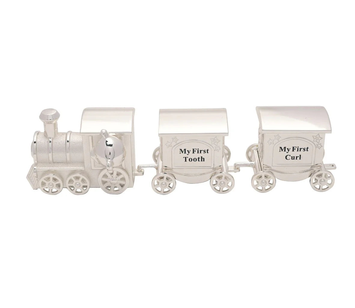 Silver Plated Train Carriage Tooth & Curl Set