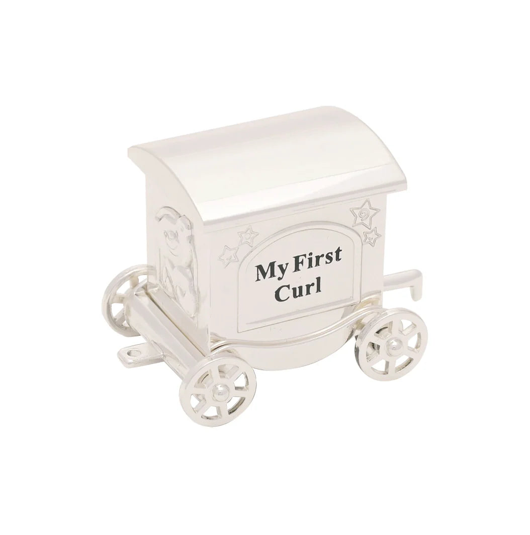 Silver Plated Train Carriage Tooth & Curl Set