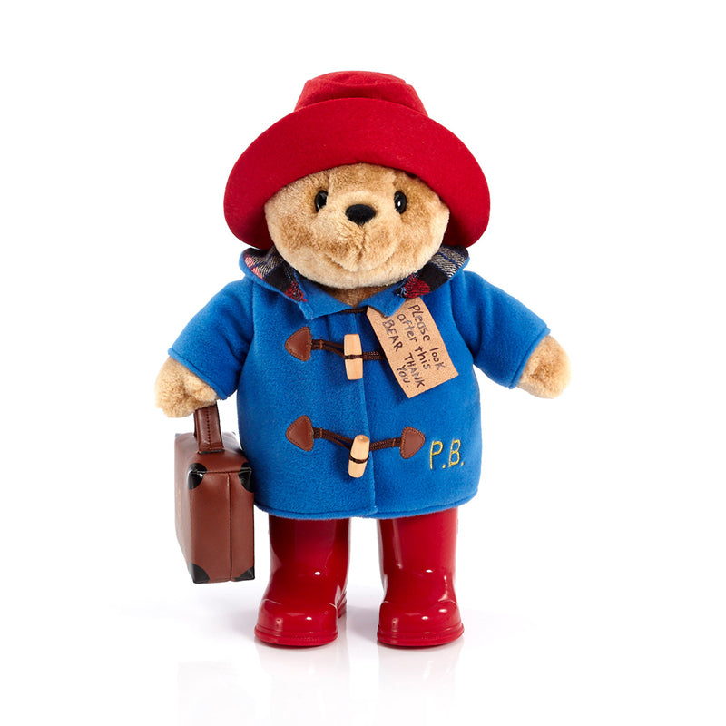 Paddington Bear with Boots and Case 34cm