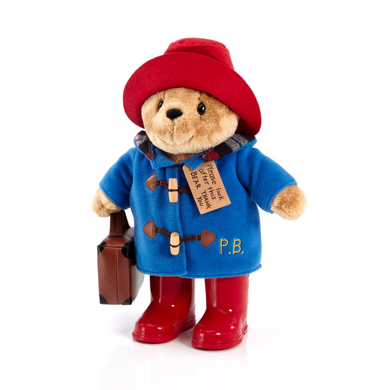 Paddington Bear with Boots and Case 34cm