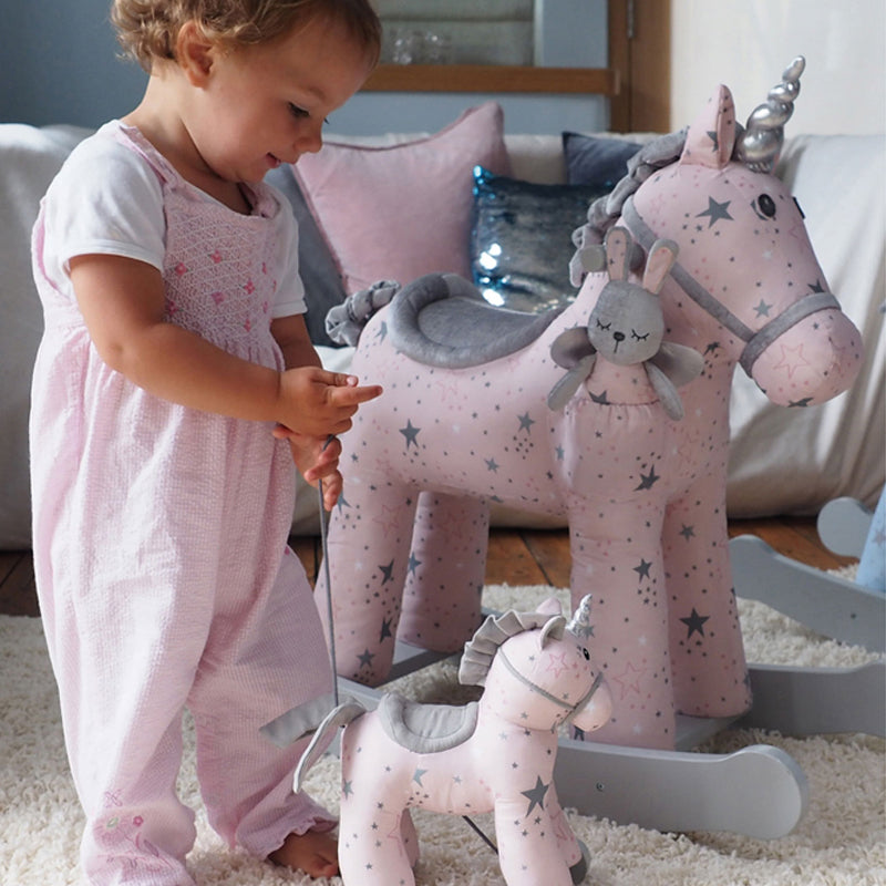 Little Bird Told Me Celeste Unicorn Pull Along Toy