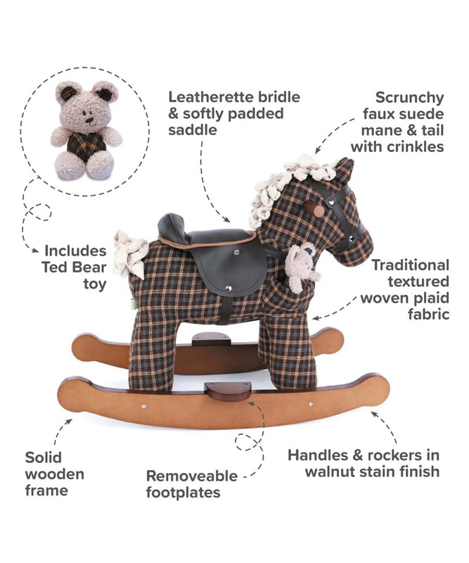 Little Bird Told Me Rufus & Ted Rocking Horse