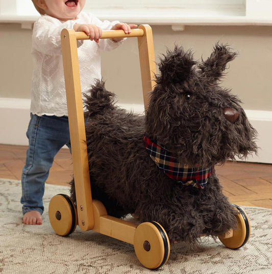 Little Bird Told Me Push Along Scottie Dog