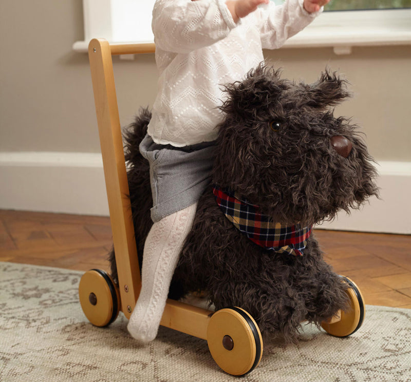 Little Bird Told Me Push Along Scottie Dog