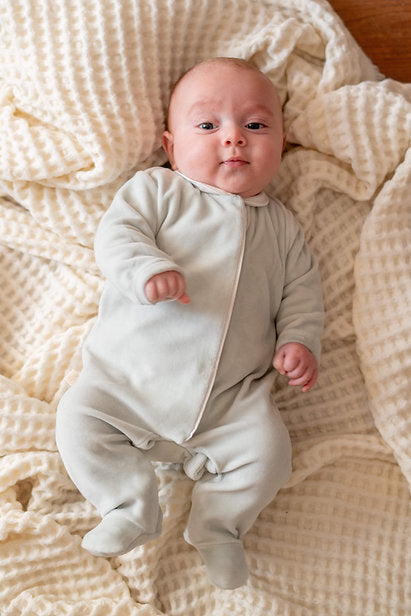 New In Baby Gi Angel Wings Sleepsuit Mint