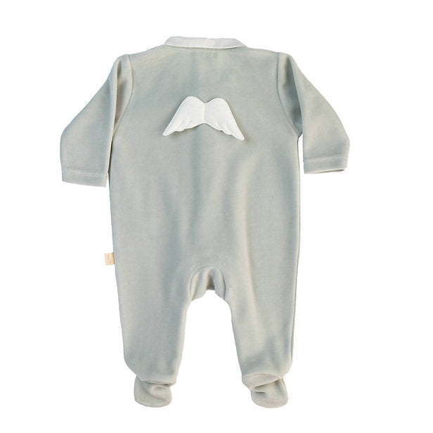 New In Baby Gi Angel Wings Sleepsuit Mint
