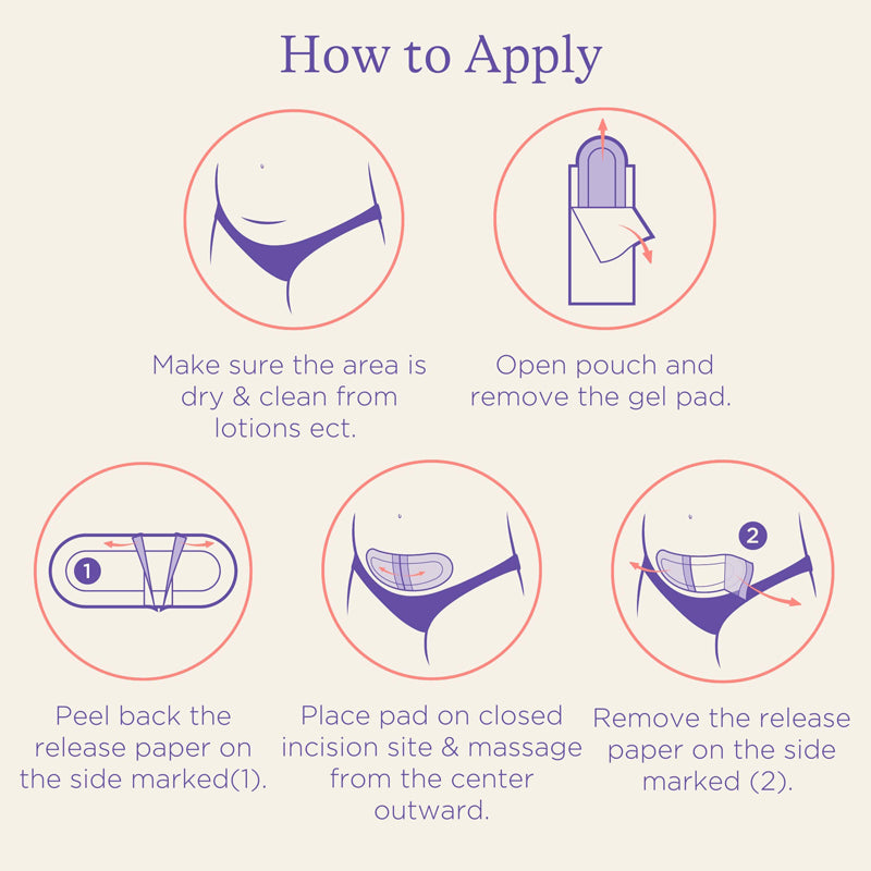 Laninsoh C-Section Hydrogel Pads 2Pk