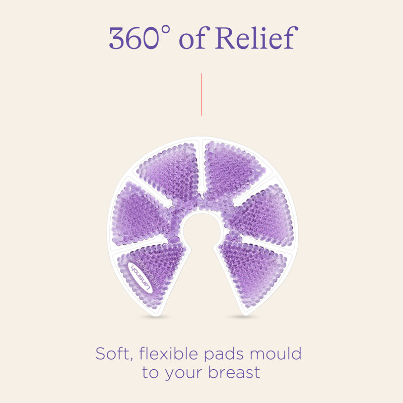 Lansinoh Thera°Pearl 3-in-1 Hot or Cold Breast Therapy Pads 2Pk