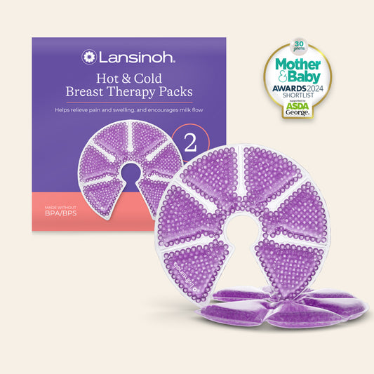 Lansinoh Thera°Pearl 3-in-1 Hot or Cold Breast Therapy Pads 2Pk