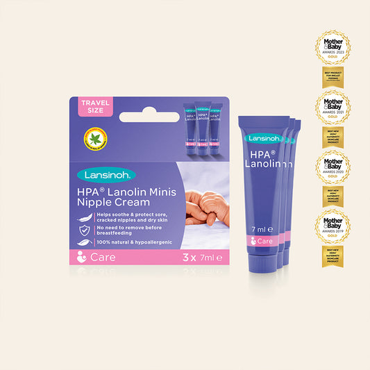 Lansinoh HPA Lanolin Minis Nipple Cream 7ml 3Pk