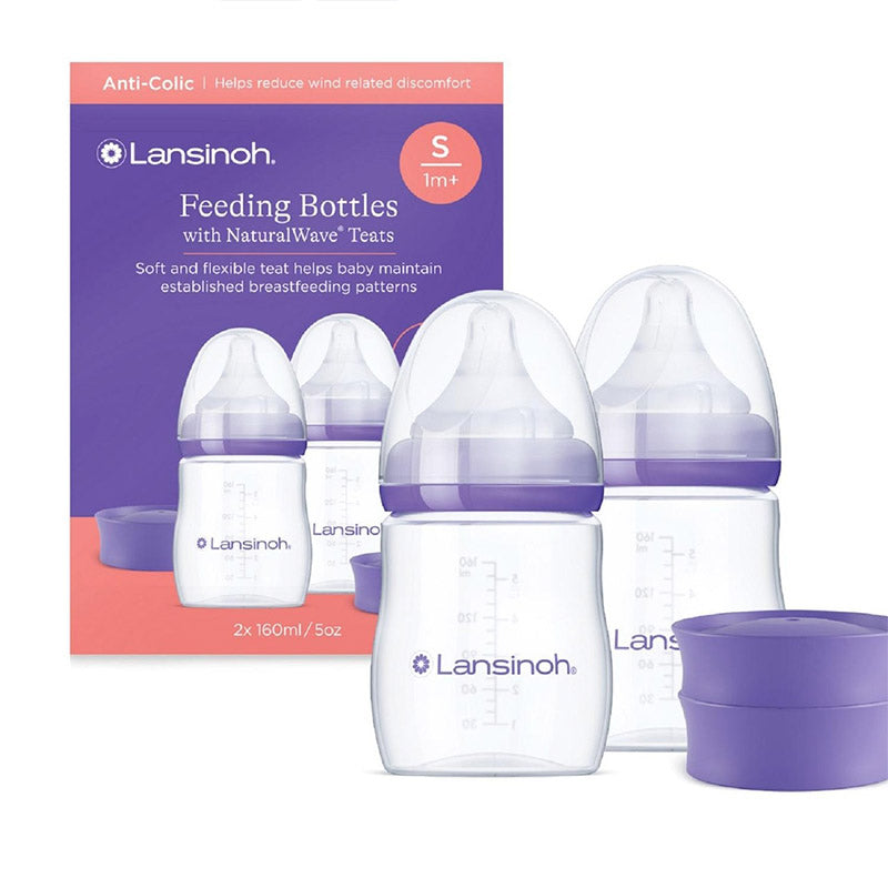 Lansinoh Feeding Bottles 160ml 2Pk