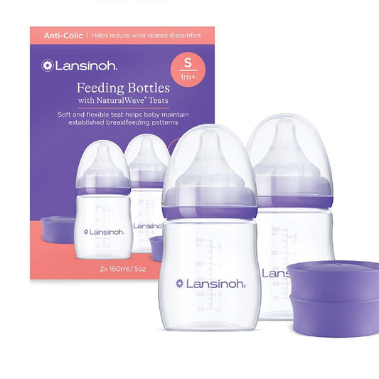 Lansinoh Feeding Bottles 160ml 2Pk