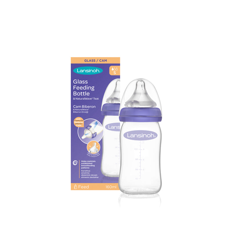 Lansinoh Glass Feeding Bottle 160ml