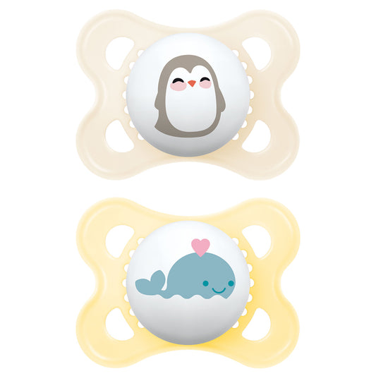 MAM Original Soother Unisex Cute 0-6m 2Pk