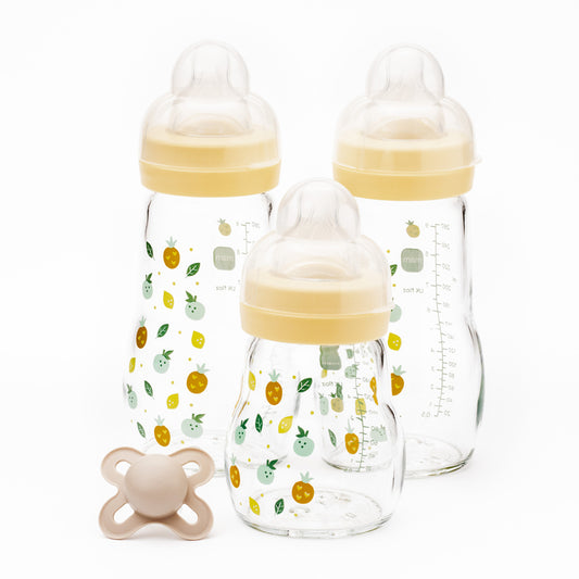MAM Feel Good Glass Baby Bottle Starter Set