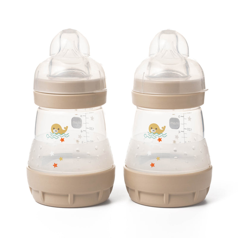 MAM Easy Start Anti Colic Bottle Nuetral 160ml 2Pk