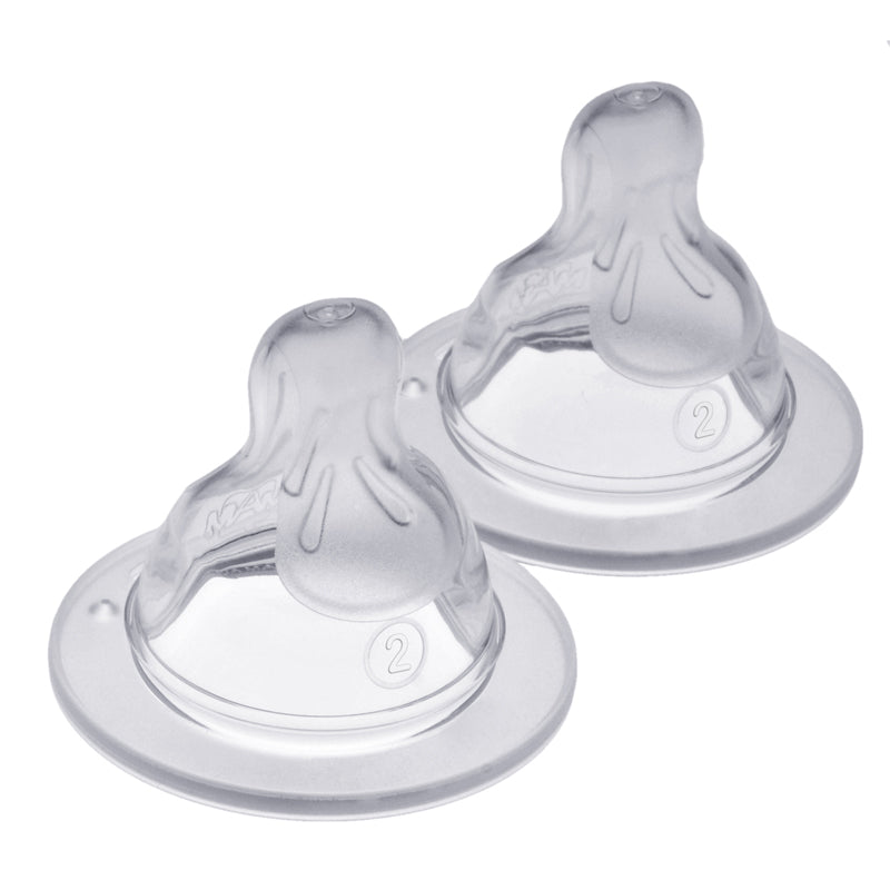 MAM SkinSoft Silicone Teat  2Pk Slow/Fast/Medium/Newborn/X Cut