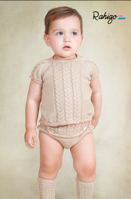 PRE ORDER New In Rahigo SS26 Jam Pants & Jumper (Camel Salmon)