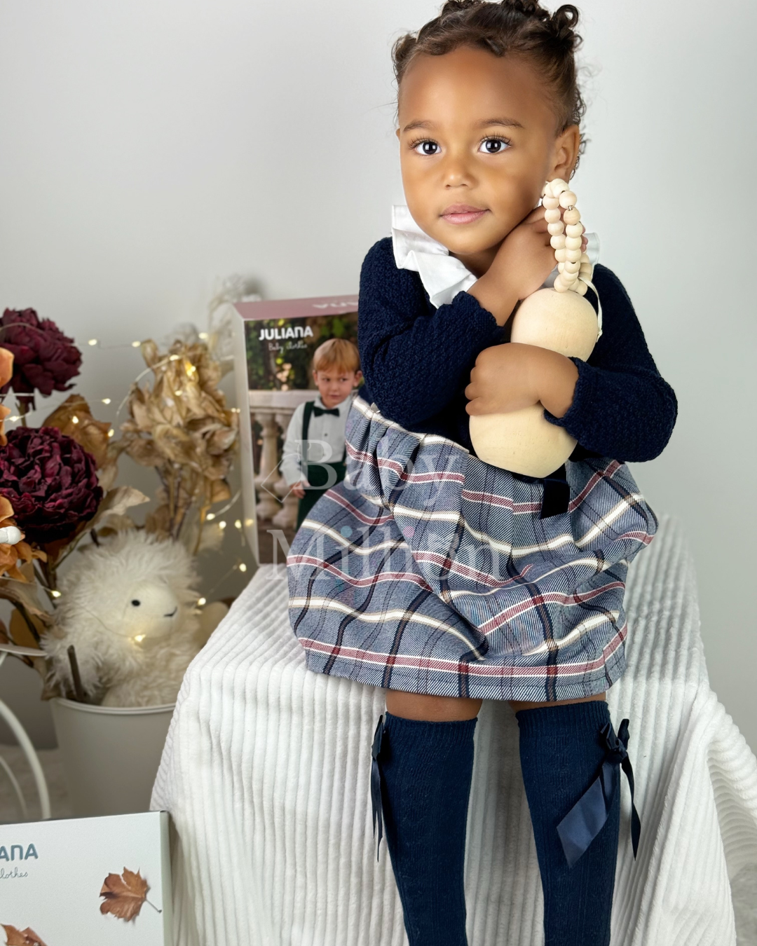 New In Juliana Knitted Body Dress w/ Velvet Bow