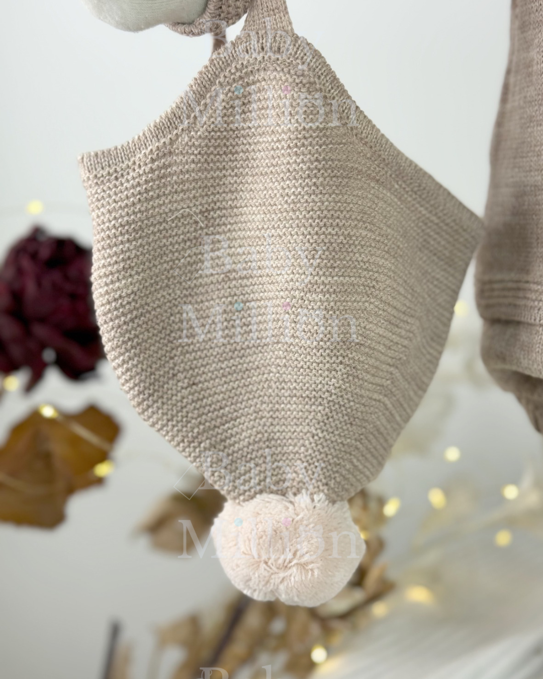 New In Mac Illusion Girls Dotted Sweater & Jam Pants w/ PomPom Hat & Booties