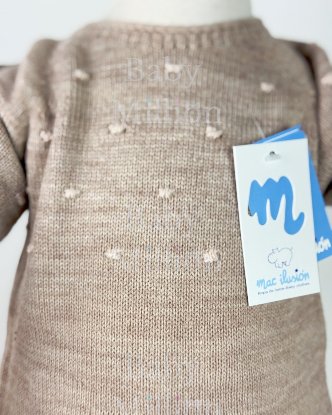 New In Mac Illusion Girls Dotted Sweater & Jam Pants w/ PomPom Hat & Booties