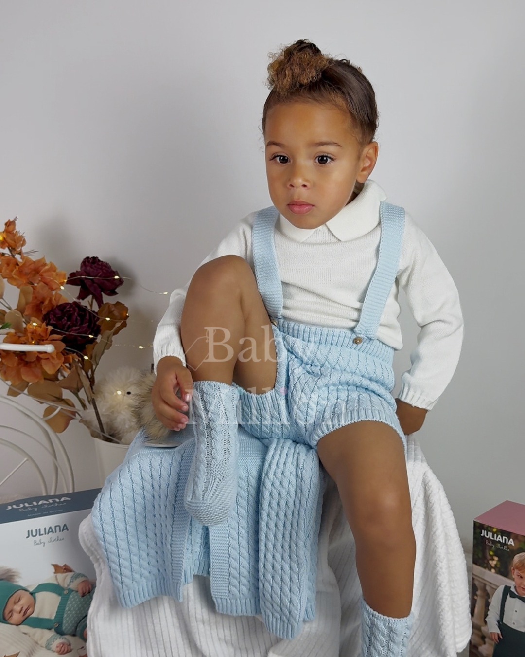 New In Juliana Fur Hooded Cardigan, Dundarees & Booties